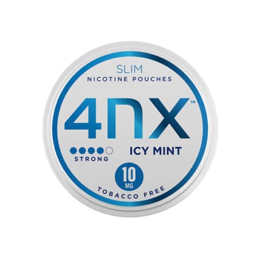 4Nx 10Mg Icy Mint Slim Nic Pouches