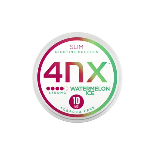 4Nx 10Mg Watermelon Ice Slim Nic Pouches