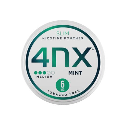 4Nx 6Mg Mint Slim Nic Pouches