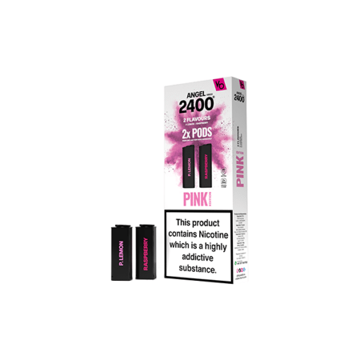 Angel Vapes 2400 Pink Edition Twin Pack 20Mg