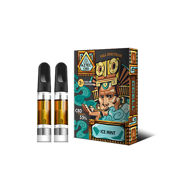 Aztec CBD 2x 1000mg Cartridge Kits | E-Liquids UK