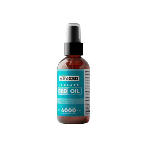 Bullet Cbd 4000Mg Pure Cbd Isolate Mct Oil Spray - 50Ml