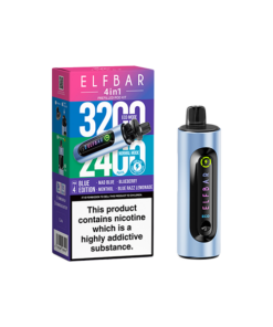 Elf Bar 4 In 1 3200 Puff Blue Edition Vape