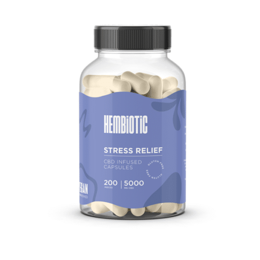 Hembiotic Stress Relief 200 Capsules 5000Mg