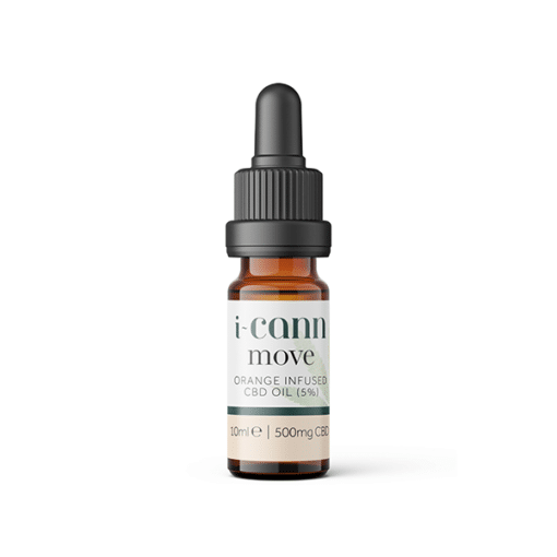 I-Cann Move 5% Orange Infused Cbd Oil - 10Ml