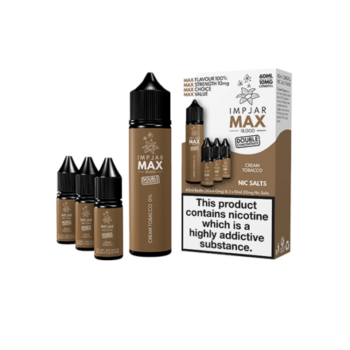 Imp Jar Max 60Ml 10Mg Long Fill Cream Tobacco