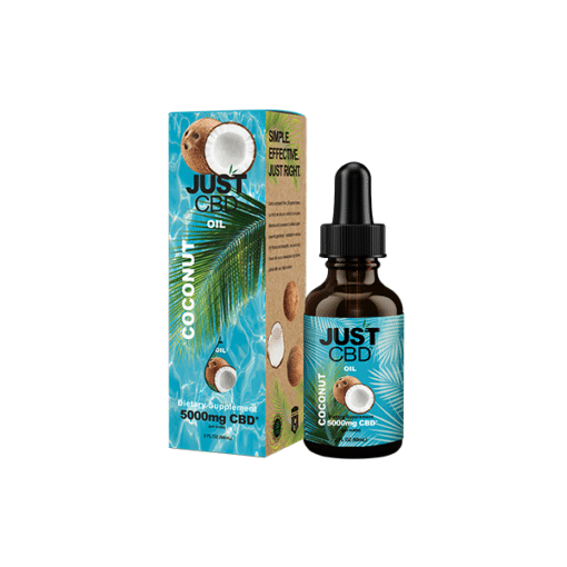 Just Cbd 5000Mg Coconut Oil Tincture - 30Ml