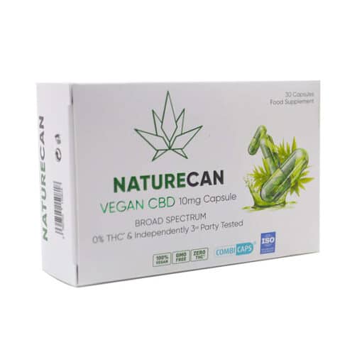 Naturecan 10Mg Vegan Cbd Capsules - 30 Caps